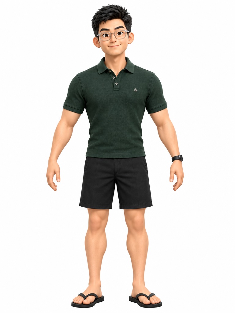 圖生 3D：正面參考圖（輸入）
