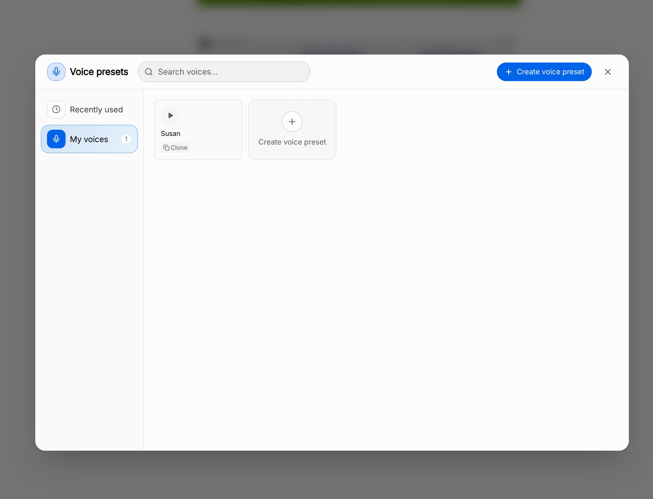 Voice presets: пресеты тембра и библиотека